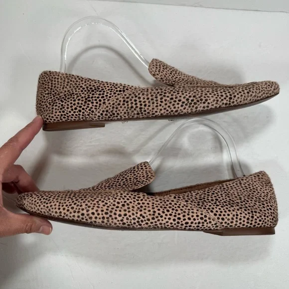 Madewell The Frances Skimmer Loafer In Calf Hair Muted Shell Multi Women Size 10 - Picture 7 of 13